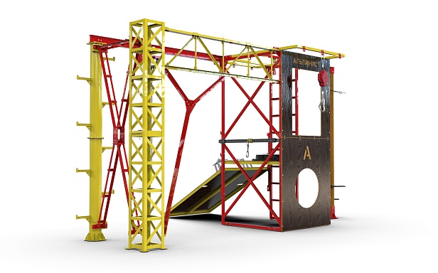 г. Москва. ПАО «Мосэнерго» установили учебный полигон "Альпинист 02-02" для обучения на высоте и в замкнутом пространстве 